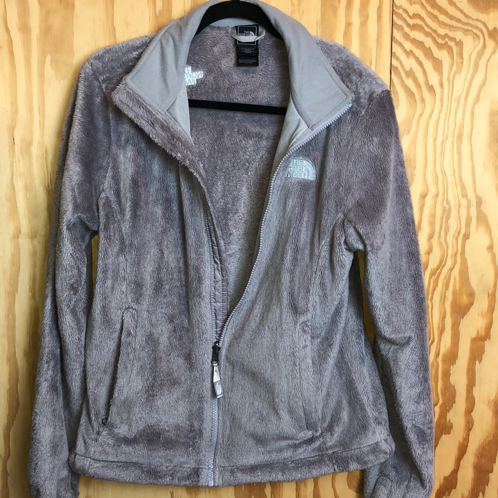 North face fuzzy jacket